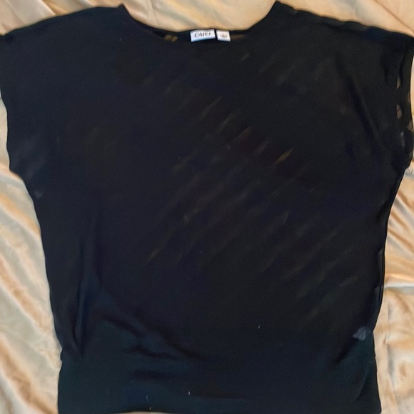 Sheer striped top - Picture 1 of 5